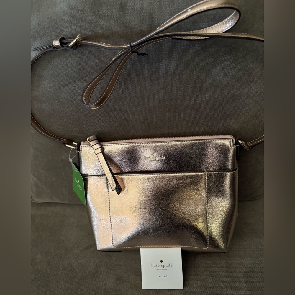 Kate Spade rose gold crossbody bag